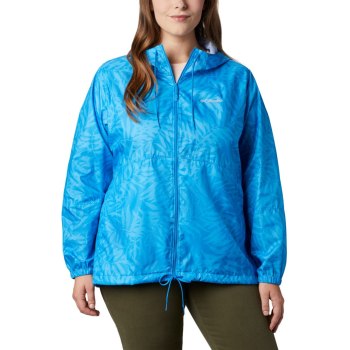 Dámské Bundy Columbia Flash Forward Printed Windbreaker Plus Size Blankyt QKCJNG497